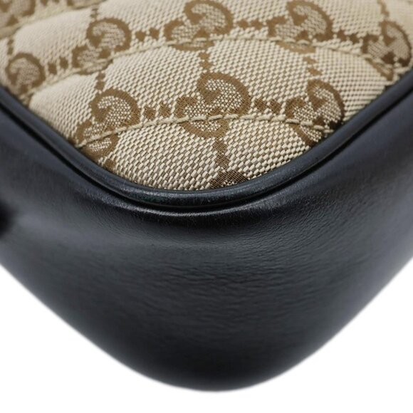 Gucci  Marmont Small Monogram Canvas Camera Crossbody Bag Beige 447632 - Picture 8 of 14